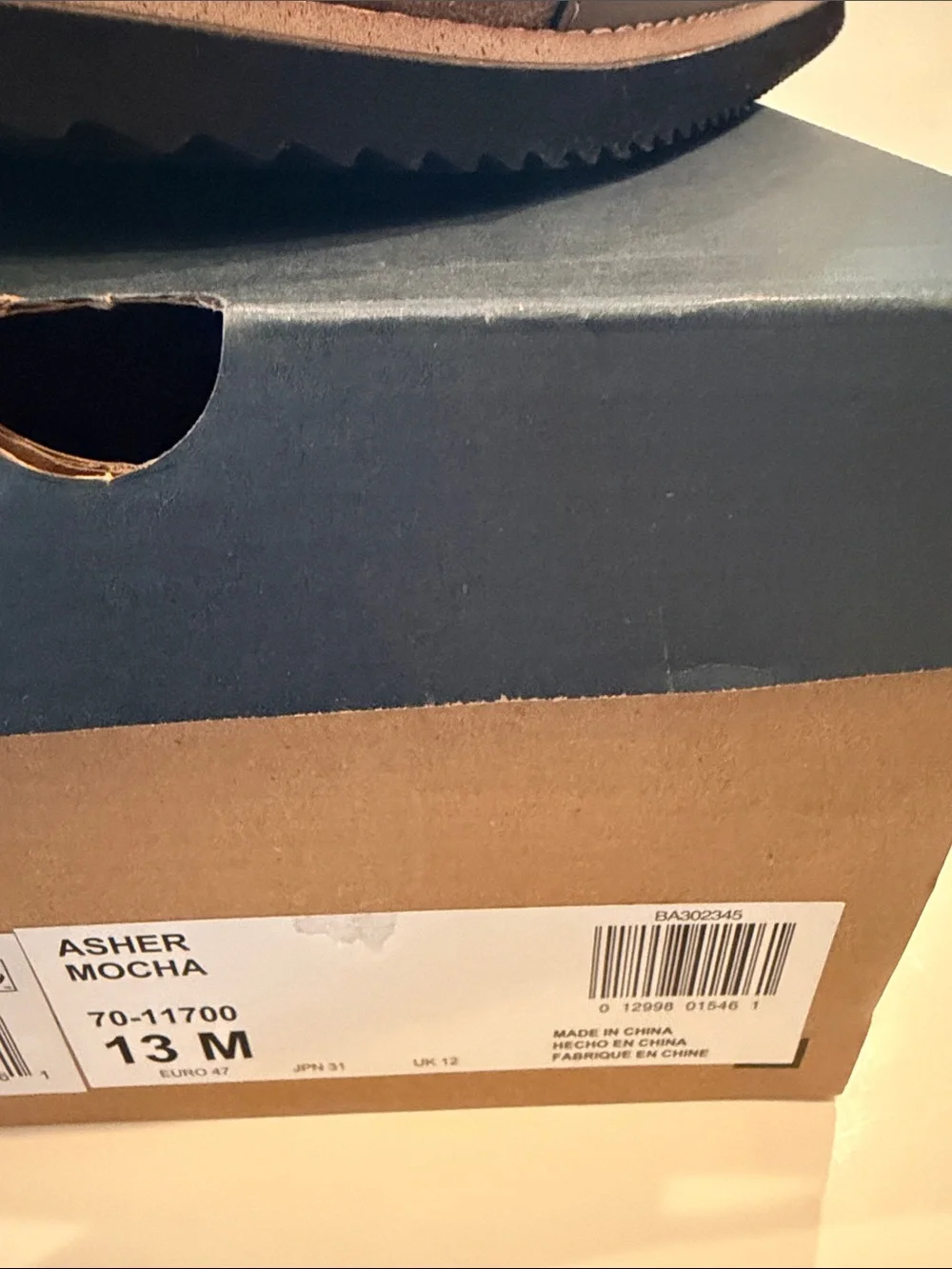 NWT Bass Asher Mocha Double-Buckle Slide Sandals Size 13